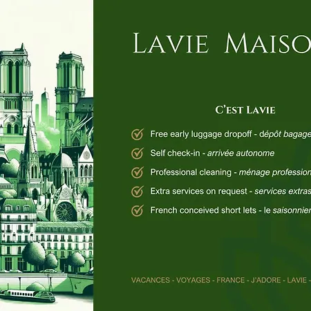 Lavie Maison Ac And Hot Tub Close Arc De Triomphe Paris